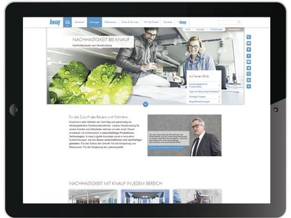 New website for sustainability